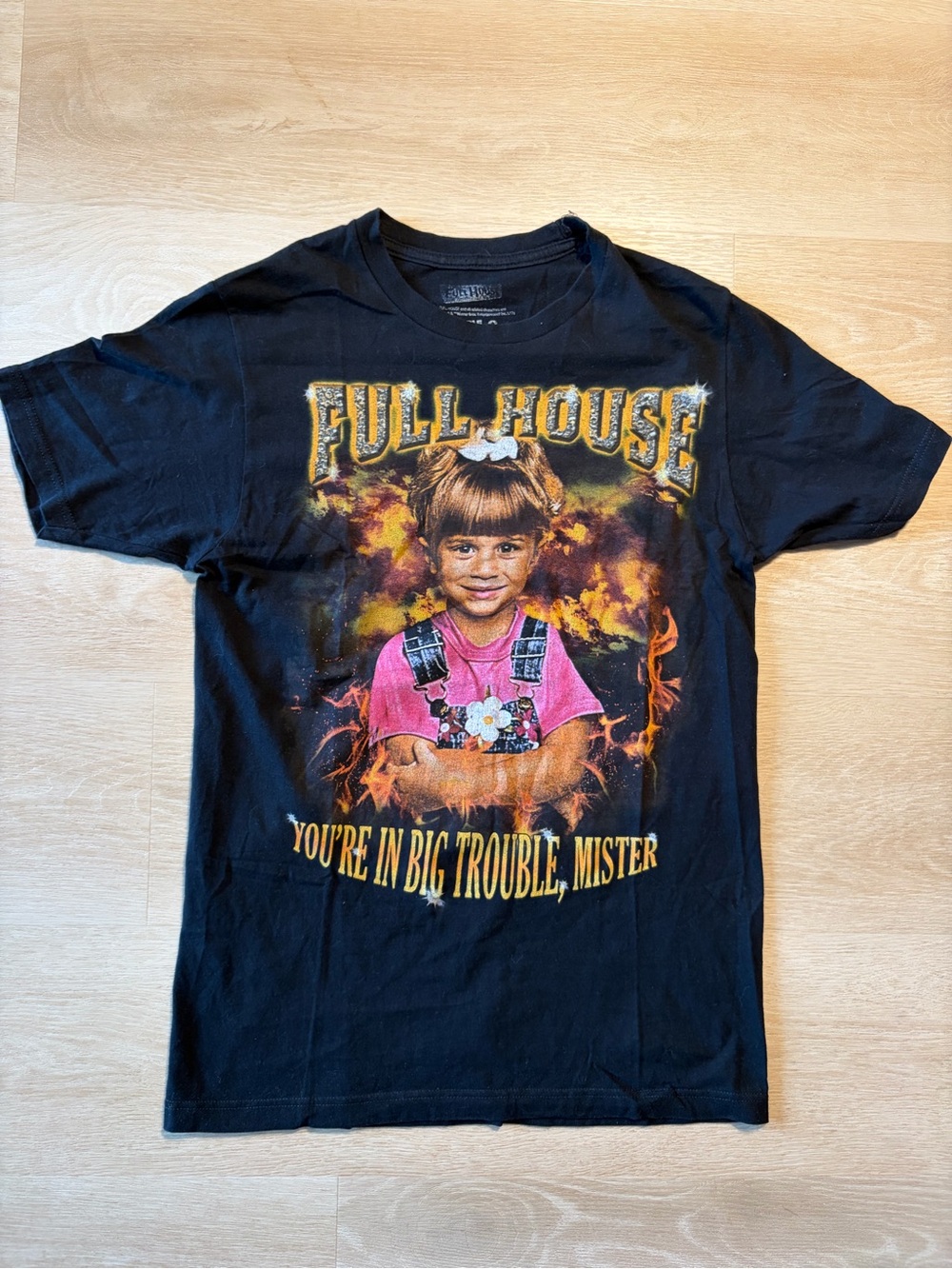 Full House TV Show Michelle Tanner Big Trouble Mister Graphic Tee S